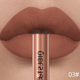 QIBEST Sexy Red Matte Lip Gloss Long Lasting Velvet Liquid Lipstick Lip Makeup Women Beauty Nonstick Cup Waterproof Lipgloss Hot