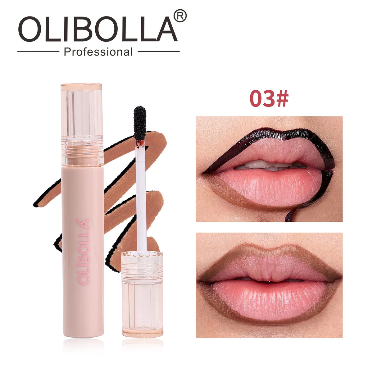 Peel Off Lip Stain Reveal Long Lasting Waterproof Matte Lip Contour Tint Transfer Proof Non-stick Cup Plump Look Lip Gloss
