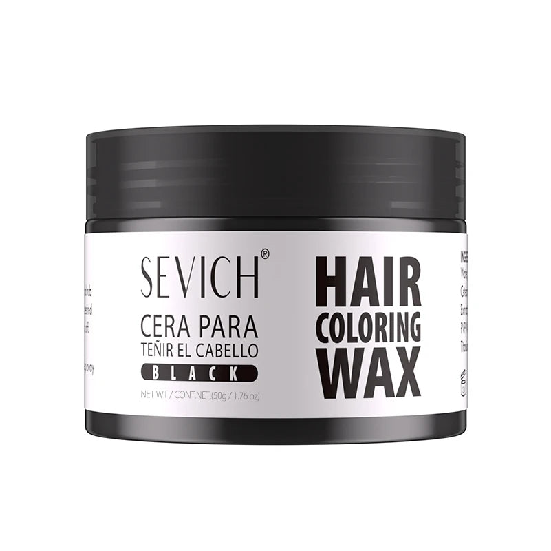 Temporary Hair Color Wax Coloring Styling Pomade Mild White Covering Nourishing Hair Clay Color Cream Gel Hair Dye Mud Easy Wash