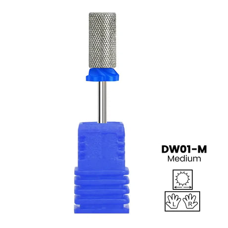 Diamond Ceramic Nail Drill Bits Milling Cutter For Manicure Left Right Rotary Cuticle Files Buffer DIY Nails Accessories Tools