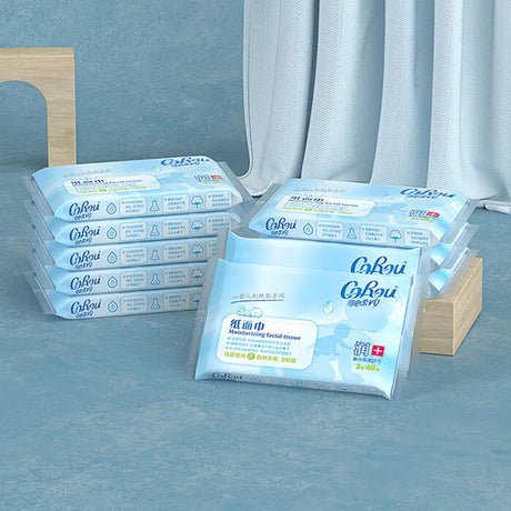 Portable Baby Cloud Soft Towel Moisturizing Cream Paper Towel Dry Wet Use Two Purpose Soft Packaged Facial Towel by Corou