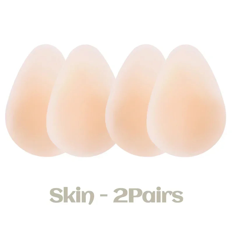 2/4PCS Invisible Silicone Nipple Cover Thin Bra Pads Boobs Stickers Breast Buttons Patch Push Up Lifts Breasts Nipples Sticky