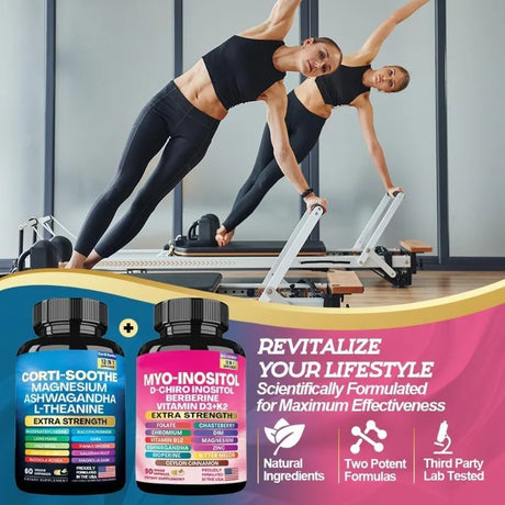 Arginine Neuroamine Capsules Myo-Inositol and Magnesium Multivitamin Combo with Vitamin D3 K2 Zinc Chromium