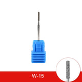 Diamond Ceramic Nail Drill Bits Milling Cutter For Manicure Left Right Rotary Cuticle Files Buffer DIY Nails Accessories Tools