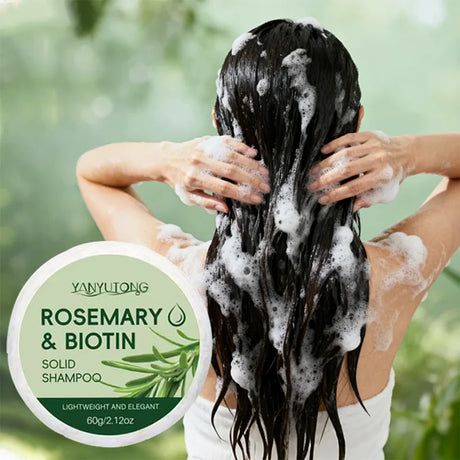 Rosemary Shampoo Soap: Deep Cleansing, Moisturizing and Nourishing, Scalp Relief and Oil Control, Hair Growth and Care, Daily Sh