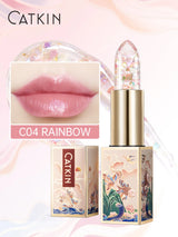 CATKIN Tinted Lip Balm Color Changing Lipstick Ultra Hydrating Natural Lip Moistrurizer with Vitamin E Nourishing For Cracked &