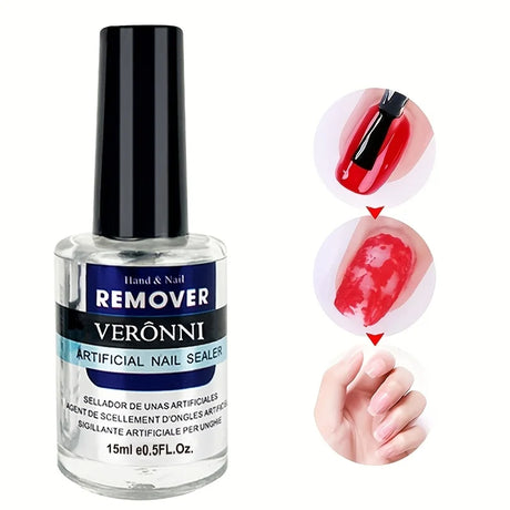 Crack-Free Nail Glue Remover, Non-Damaging Cuticle Oil, Acetone-Free Nail Polish Remover for Light Relax Nails