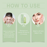 Hyaluronic Acid Face Cleanser Gel for Sensitive Skin Deep Pore Cleansing Makeup Remover Moisturizing Non Drying Formula 100ml