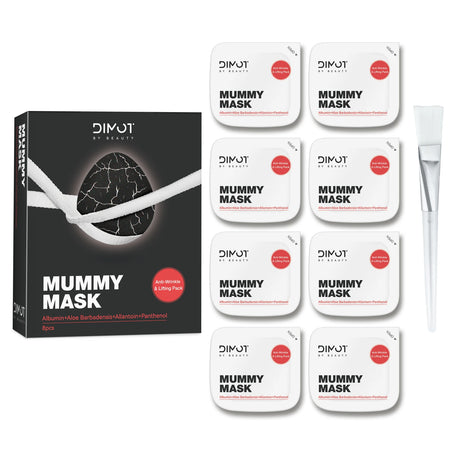 Black Truffle Mummy Face Mask Anti-Aging Charcoal Powder Deep Cleansing Removes Blackheads Soothes Care for All Skin Types