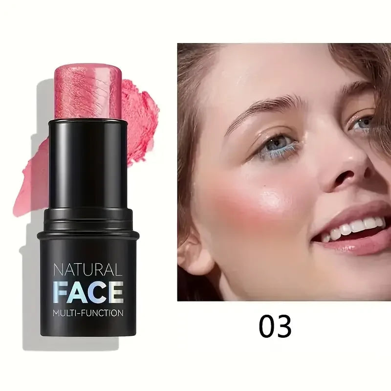 Natural Face Highlighter Concealer,Waterproof Face Contour Pen, Easily Sculpt Your Fface to Create a Perfect Light Makeup Effect