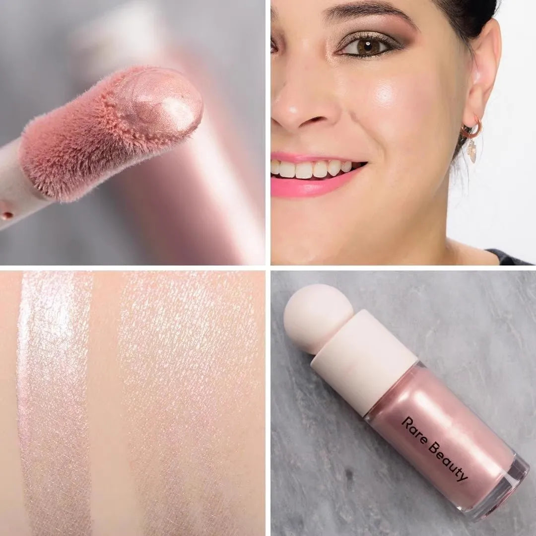 Rare Beauty Liquid Highlighter Shimmer Lasting Waterproof Natural Glow Face Body Blendable Highlight Cosmetic for Daily Party