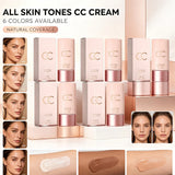 Multi Skin Type Cc Tinted Moisturizer One Step Hydrating Tone up Cream Hide Blemishes Natural Oxidation Resistant Smooth Base