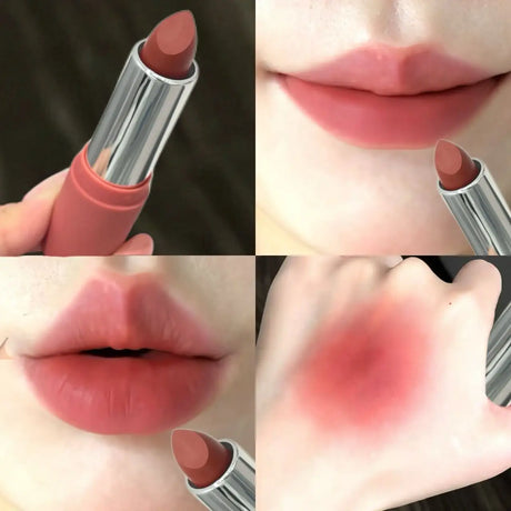 Herorange Sheer Matte Lipstick Soft Texture Non Drying Long Lasting Transfer Proof Natural Tones for All Skin Tones