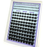 Salon-Like Lash Clusters Kit With Spikes DIY Eyelash Clusters D Curve Spiky Full Cluster Eyelash Extensions Kit Individual Lashe
