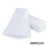 200Pcs Non-woven Waxing Strips Disposable Hair Removal Paper For Soft Wax Full Body Face Legs Chest Back Bikini Area Use
