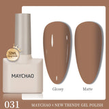 MAYCHAO 12ml Gel Nail Polish Set Professional Salon Nail Art Gels Varnish UV LED Semi Permanent Nail Lacquer Nail Supplies