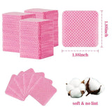 Lint Free Nail Wipes for Gel Polish Removal 600 Count Premium Pink Nail Polish Remover Pads No Lint No Residue Wipes for Acrylic Nails Gel Nails Nail Glue Clean Up and Eyelash Extension Application Toallitas Para U?as
