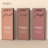 Rozza Waterproof Lip Liner Pencil Set, Weightless Precise Liner with Super Soft Blendable Texture Matte Soft