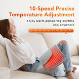 Electric Heating Waist Belt Warm Thermal Pad 10-gear Temperature Control Office Household Warm Artifact Hand Uterus Body Warmer