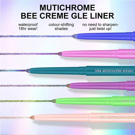 Color-Changing Eyeshadow Stick Multi Chrome Eyeliner Waterproof