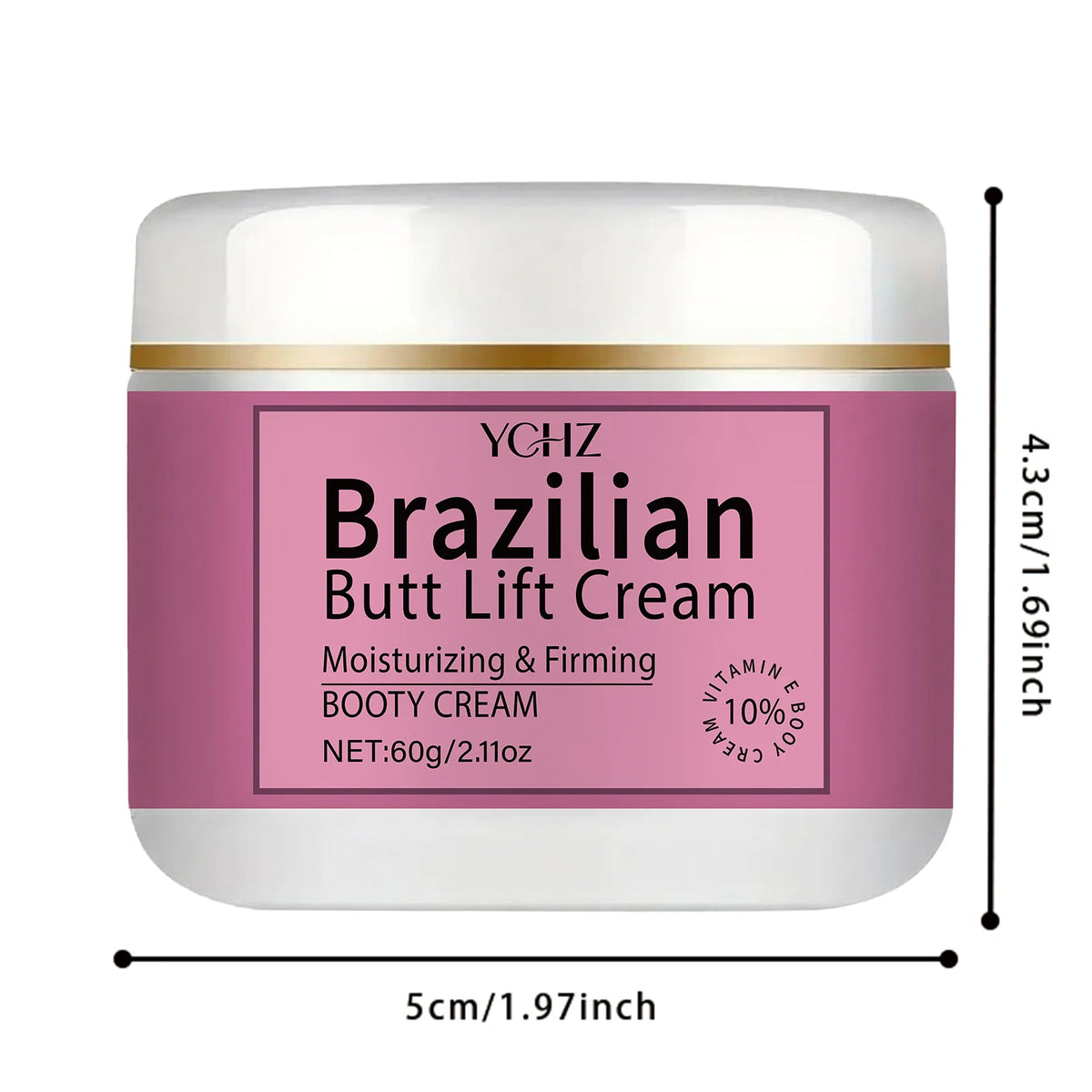 Butt-Lifting Cream, Containing Vitamin E - Instant Butt-Lifting and Firming Massage Gel, Suitable for All Skin Types, Moisturizing and Plumping Cream, Specifically Designed for Butt Shaping and Care