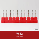 Diamond Ceramic Nail Drill Bits Milling Cutter For Manicure Left Right Rotary Cuticle Files Buffer DIY Nails Accessories Tools