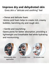 Image Beauty Amino Acid Bamboo Charcoal Bubble Facial Mask Moisturizing Facial Mask Refreshing Moisturizing Facial Mask Genuine