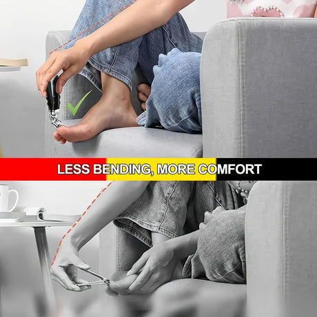 Professional Stainless Steel Toenail Clippers for Seniors, Wide Jaw, Angled Head, Concave Blade