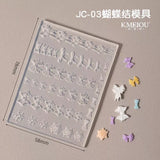 1pc Butterfly Sweater Snowflake 3D Acrylic Mold  Photo Frame  Silicone  Nail Art   Nails DIY  Nail Art Templates Nails  Mold