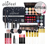 Christmas Makeup Gift Box Foundation Eyeshadow Powder Long Lasting Lip Ink 27 Pieces Birthday Gifts Makeup for Women Full Kit