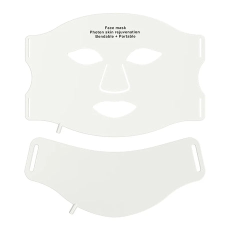 7 Color LED Face Mask with Neck Wireless Portable Red Light Therapy for Anti-Aging, Wrinkles, Skin Rejuvenation, Home Use