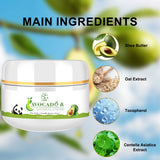 Avocado Face Cream Moisturizing Non-Greasy Lotion Day and Night Cream Suitable for Children and Adults.
