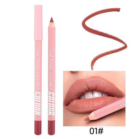 8 Colors Waterproof Lip Liner Pencil Long Lasting Sexy Dark Red Pink Matte Lipstick Pencil Natural Lipliner Pen Red Contour Tint