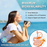 Marine Collagen Peptides Powder Type I & III with Hyaluronic Acid Vitamin C Unflavored Beauty Supplement Skin Hair Nails 12.35oz