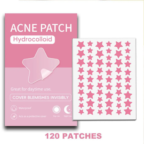 120 Counts Cute Colorful Butterfly Pimple Patches Acne Treatment Stickers Invisible Acne Cover Face Spot Pimple Patch Skin Care