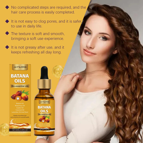 Batana Nourishing Hair Oil Soothing Hair Scalp Promote Microcirculation Enhance Elasticity Hair Roots Deep Moisturizing Care Oil