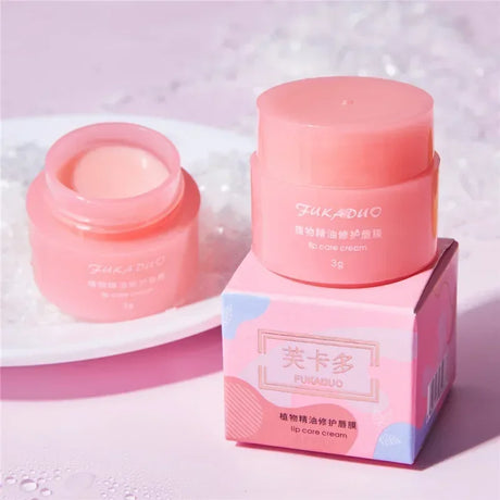3g South Korea Lip Sleep Mask Night Sleep Maintenance Moisturizing Lips Gloss Tinted Nourishing Lips Care Cherry Lip Balm