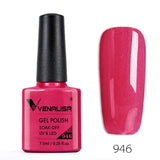 Venalisa 7.5ml Fashion Shiny Soak Off UV Gel Nail Gel Polish Cosmetics Nail Art Manicure Nails Gel Polish Tips Nail Varnish