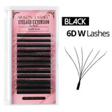 ARISON YY Lashes and 3D/4D/5D W Shape Lashes Brasileiro Premade Volume Eyelashes Extension Soft Thin Easily Grafting Extension