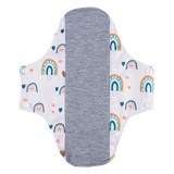 AIO Washable Cotton Printed Panty Liner Regular Flow Menstrual Pads Graphene Cloth Tampons Urinary Incontinence Sanitary Pads
