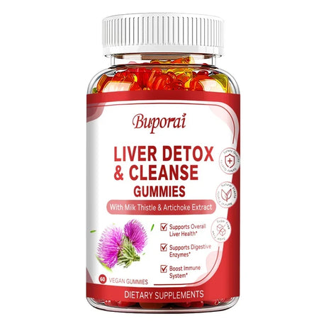 Liver Cleanse & Detox Gummies - Improve Digestion, Enhance Immunity, Help Cleanse The Liver and Promote MetabolismSupplements
