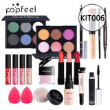 Christmas Makeup Gift Box Foundation Eyeshadow Powder Long Lasting Lip Ink 27 Pieces Birthday Gifts Makeup for Women Full Kit