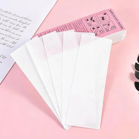 10/50/80/100Pcs Wax Paper Professional Hair Removal Waxing Strips Non-woven Fabric Waxing Papers Depilatory Beauty Tool Removal