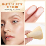 Long Lasting Matte Setting Powder Oil Control Pore Minimizing Flawless Makeup Portable Facial Powder for Smooth Skin Finish
