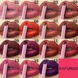 15 Color Cigarette Velvet Matte Waterproof Lipstick Long-lasting Lip Gloss Lip Makeup  Red Brown Pink Lip Liner Pen  Lip Tint