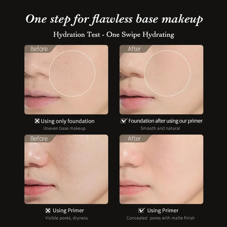 Little Angel Flower Knows Face Primer Oil control Long-Lasting Moisturizing Vegan Makeup Base Foundation Primer 50g/1.7fl.oz