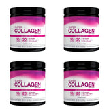 Super Collagen Powder Type 1 & 3 Hydrolyzed Bovine Collagen Supports Healthy Looking Skin Hair Nails Unflavored 20 Servings