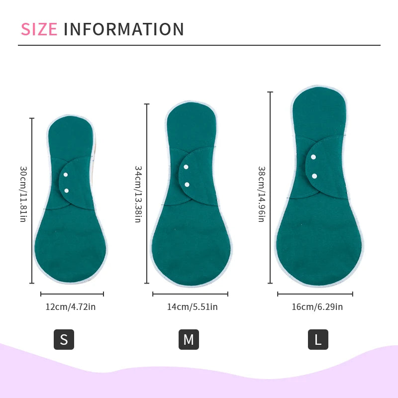 2pcs Heavy Flow Women Menstrual Pads Quick-Dry & Highly Absorbent Sanitary Pads Large Size Soft Comfortable Fit Panty Liners