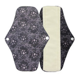 Washable Menstrual Pad Panty Liner Reusable Cloth Sanitary pad Hygienic and Soft Washable Charcoal Menstrual