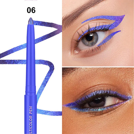 Color-Changing Eyeshadow Stick Multi Chrome Eyeliner Waterproof